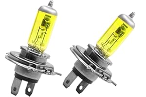 2x Jurmann H4 60/55W 12V Original Golden Vision Gelb Yellow Scheinwerfer Ersatz Halogen Lampe E-geprüft