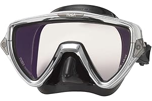 Tusa - Visio Pro – Masque de Plongée - Mixte Adulte - Noir - Taille Unique