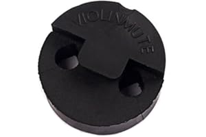 Artibetter Amortiguador de violín negro de goma Accesorios profesionales para instrumentos de cuerda de violín Accesorios musicales