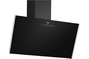 NEFF D83IDK1S0, N 30, Wandesse, Dunstabzugshaube zur Wandmontage, 80cm breit, Intensivstufe, LED-Beleuchtung, Touch Control, Metallfettfilter, Schwarz