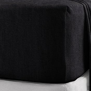 black extra deep fitted sheets
