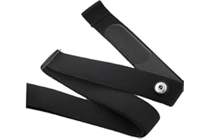 Darwery Heart Rate Monitor Replacement Strap Sensor Soft Chest Strap Buckle Distance 45mm