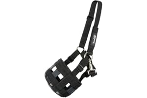 Tough 1 Nylon Grazing Muzzle, Black