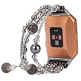 CICIYONER Uhrenarmbänder Für Fitbit Ionic, Sport Perlen Armband Strap Band (Fitbit Ionic, Schwarz)