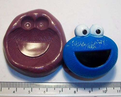Silicone Mould Cookie monster Icing Cake Cupcake Decoration