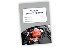 TDOG-ONLINE Replacement Vehicle Service History Book - Blank Maintenance Record