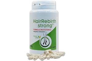 HAIRREBIRTH STRONG HAIR REBIRTH STRONG ® * 90 capsule * Formula Pantotenica * Il Miglior Rimedio per la Cura dei Capelli * Made in Italy * Registrato al Ministero della Salute con n°160931 *