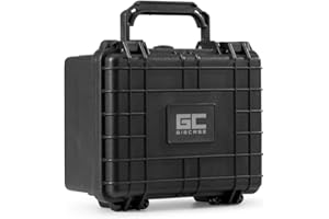 Power Dynamics GIGCASE2 Hard Shell Case with Pick and Pluck Foam 240x198x109mm: Shockproof, Waterproof, Lockable Storage Box - Universal Protective Hard Case for DJ Equipment, Cameras, Tools & More