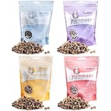 Yummeez Set 4 x 175g Knöchelchen Snack Set Geflügel. Lachs, Lamm & Wild 700g
