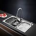 Produktbild AFDK (Mmxmmxmm) Deluxe handgefertigten extra dicken Edelstahl Unterbau Single Bowl Kitchen Sink Sinks