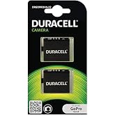Duracell pil GoPro Hero 4 i&ccedil;in AHDBT-401, renk: siyah, DRGOPROH4-X2, 2 adet