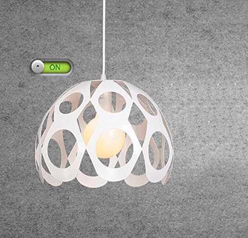 ZHDC® Nordic Restaurant Chandelier Simple Modern Creative Lighting Bar Iron Engineering Lights Strongly anti-oxidant ( Color : White )