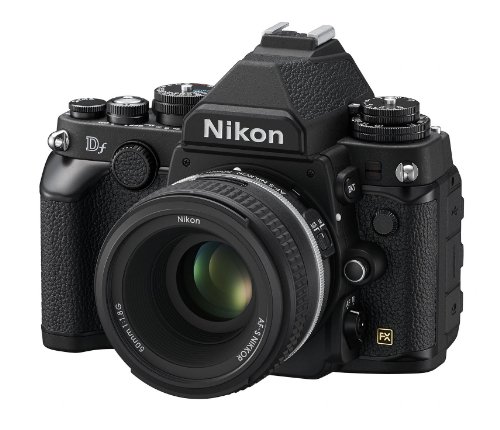 Nikon Df 16.2 MP CMOS FX-Format Digital SLR Camera with AF-S NIKKOR 50mm f/1.8G Special Edition Lens (Black)