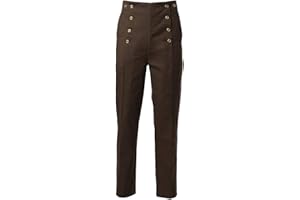GRACEART Steampunk Victorian Gothic Punk Vampire Men's Trouser Cosplay Costume