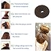 CareforYou® Children Kids Girls Ballet Dance Hair Bun Donut Ring Shaper Hair Styler Maker Doughnut Former Sponge PACK OF 2 SIZES Small & Medium (Brown)