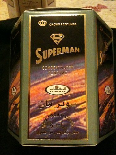 SUPERMAN AL REHAB ARABIAN PERFUME OIL-BULK BUY (6 BOTTLES)*FREE DELIVERY*