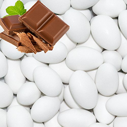 500g Hochzeitsmandeln Gastgeschenke Milchschoko Schokomandeln griechisch EinsSein® Hochzeit Zuckermandeln Schokomandeln Bonboniere Bonbons Schokotafeln ohne organzasäckchen Dragees Taufe Taufmandeln - 7