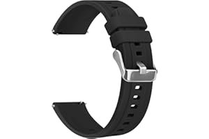 Vancle Correa de Reloj de Repuesto de Silicona, 22mm Correas de Reloj para Hombre y Mujer, con Pulseras de Repuesto de 22mm de Liberación Rápida