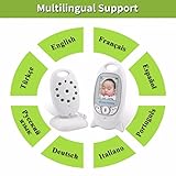 PKDREAMER Wireless Digital Video Baby Monitor Nachtsicht -Kamera, weiß - 3