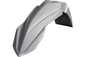 POLISPORT 8553600001 - Guardabarros delantero réplica OEM fabricado en plástico brillante duradero y resistente compatible con motocicletas Yamaha en color blanco