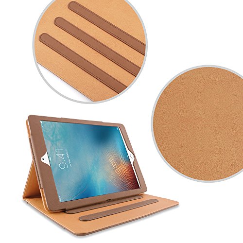 iPad Mini 4 Hülle FusionTech® – Slim Fit Leder Folio Schutzhülle mit Smart Cover Auto Sleep/Wake Funktion für Apple iPad mini 4 [Modell 2015] - 3