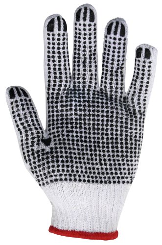 securesse ProtectKnit, Strickhandschuh mit PVC-Noppen, 12 Paar, Größe 11
