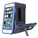 Produktbild Heavy Duty Hybrid Full-Body Combo Schutz Shockproof Rüstung Defender Case mit Ständer und Build-in Card Slot Clip für iPhone 7 Plus / iPhone 8 Plus (Blau)