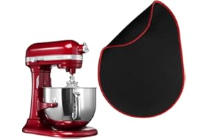 LMYDIDO Gleitbrett für KitchenAid Küchenmaschine - Zubehör Unterlage Anti-Rutsch, Dauerhaft, Mixer Mover Küchengerät Gleitmatten (für 4.5L-5L,Rot)