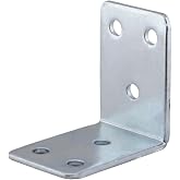 Badem10 Mobilya Dolap K&ouml;şe Bağlantı Sabitleme L Demir K&ouml;şebent G&ouml;nye 45x45x30 mm (10 ADET)