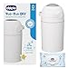 Produktbild CHICCO Starter-Set: Windeleimer ODOUR OFF, silber - geruchsdichtes System, herkömmliche Tüten verwendbar Feuchttücher, Baby-Moments, 72 Stück, 0M+ mit Formel aus Lotusblüte