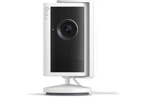 Ring Indoor Camera Plus (newest gen)| Plug-In Security Camera | Retinal 2K, 4x Enhanced Zoom, Low-Light Sight, Manual Lens Cover | 30-day free trial of Ring Subscription