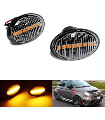 NSLUMO Led Indicatore Di Direzione Laterale Per Fiat 500 Ab