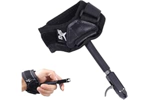 ZZYB Tir à Arc Déclencheur Arc Compound Release Aid Réglable Trigger Libération Accessoire pour Chasse Étrier de poignée