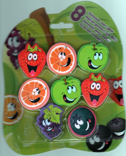 Radiergummi mit Duft 8er Set in verschiedenen Formen - 2