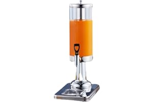 SONOTA 3L/6L In Acciaio Inox Singolo Cilindro Due Cilindri Buffet Bevanda Macchina Doppio Rubinetto Distributore di Bevande Succo Macchina,3L