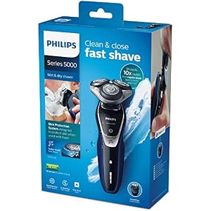 Philips Series 5000 S5572/40 Wet and Dry Men's Electric Shaver with Turbo Plus Mode and Beard Trimmer - Image 6