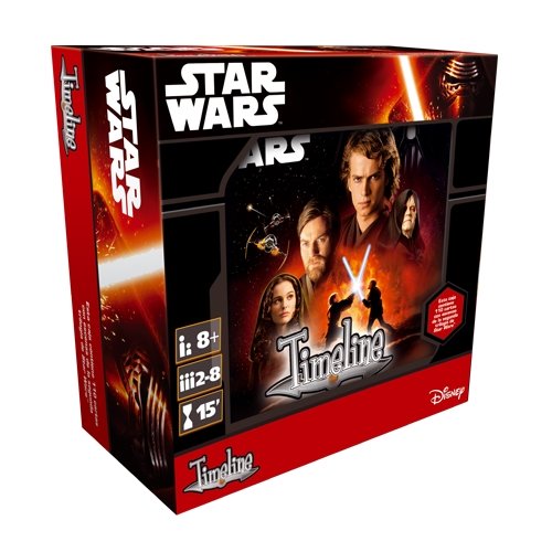 Asmodee- Juego de Cartas Timeline: Star Wars I-II-III (TIM07ES)