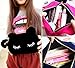 Cute Cartoon Cat Cosmetic Makeup Storage Bag Pen Pencil Pouch Case (Purple)