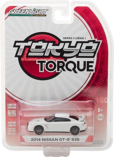 29880-F | 1:64 Tokyo Torque Series 1 - 2014 Nissan GT-R (R35) - White Pearl Solid Pack