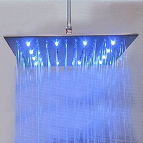 BONADE® LED Unterputz Regendusche Regenduschköpfe 50*50cm Dusch-Set Chrom Edelstahl - 7