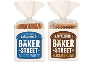 MARS, INCORPORATED 2 x 14 Slices Medium Sliced Toast Bread Bakery Breakfast Sandwich Loaf Sliced Bread (1 each, White, Brown)