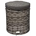 Produktbild Hespéride Sitzsack Outdoor aus Polyratten Rhodos – Durchm. 38 cm – grau natur