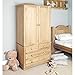 Jack & Jemima Oak Children Furniture Double Wardrobe