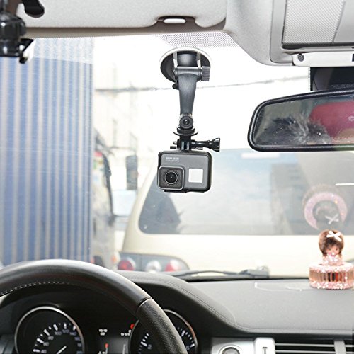 Fantaseal® Action Kamera Saugnapf Halterung für GoPro Saugnapfhalterung GoPro Auto Tri-Cup Saugnapf Halter Actionkamera Saugnapf Befestigung GoPro Suction Mount GoPro Windschutzscheibe Saugnapf Halterung GoPro Glas Halterung für GoPro Hero5 / Hero5 Session / Hero4 Session / Hero4 / 3+ / 3 + SJCAM Garmin Virb Xiaomi Yi DBPOWER Qumox Vic Tsing + GoPro ähnliche Actioncam - 7