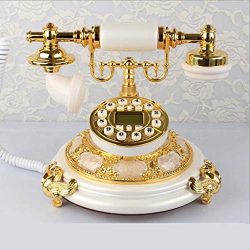 Preisvergleich Produktbild Ldlzjdh Festnetz Europäischer Retro Telefon-Ausgangsweinlese-Antiken-krea... örtlich festgelegter Telefon-Sitz Festnetz (Farbe : B)