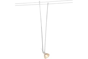 SLV blanco sistema de cable TELESKOP, foco led, proyector, luminaria de techo, iluminación de interior / GX5,3 20 W GX5.3, 1 x 4,5 x 25,5 cm