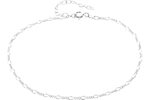 SilverAmber Jewellery UK - Bransoletki na kostkę z rodowanego srebra próby 925 - Pomysły na prezent na Dzień Matki dla Córki i Kobiety