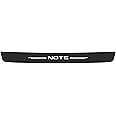 EAGLEG Car Rear Bumper Protector Strip for Nis-san NOTE, Trunk Sill Edge Scuff Plate Carbon Fiber Anti-scratch Protector Sticker Body Styling Accessories,Black