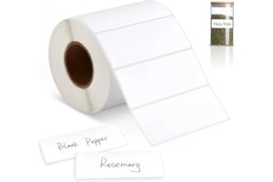 ILAUKE 1000 Self Adhesive Address Labels On Roll Sticky Stickers 89mm x 36mm