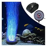 ✅ LUZ LED DE ALTA CALIDAD: Las luces LED de nuestra decoración de acuario tienen una bombilla de 6 o 12 bombillas, lo que significa que puede elegir LEDs de cambio lento de 6/12 colores incrustados en la piedra de aire y crear un hermoso entorno para su acuario. La lámpara se utiliza para decorar burbujas ascendentes de una bomba de aire. La decoración dinámica puede hacer mágicamente una pecera común.
